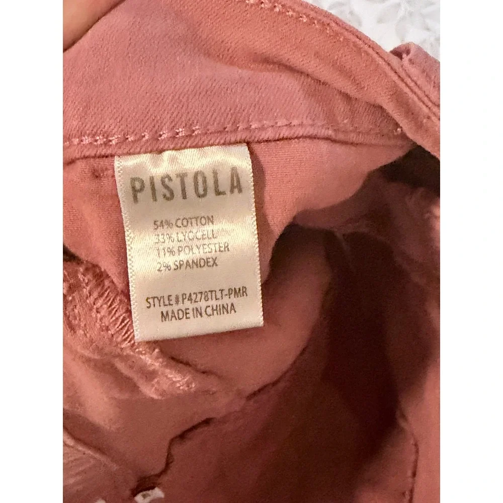 Pistola Plum Rose Pink Utility Cargo Shorts Zipper Pockets P4278TLT-PMR 29 - Picture 5 of 8